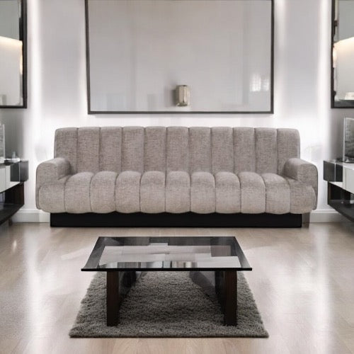 Sofa - Bennett Grey & Matt Black