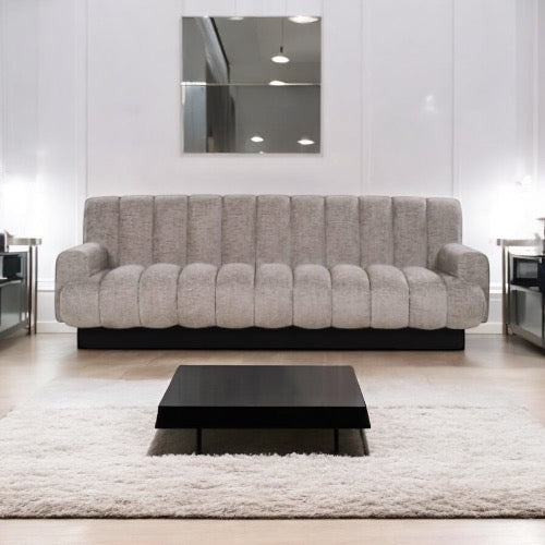 Sofa - Bennett Grey & Matt Black