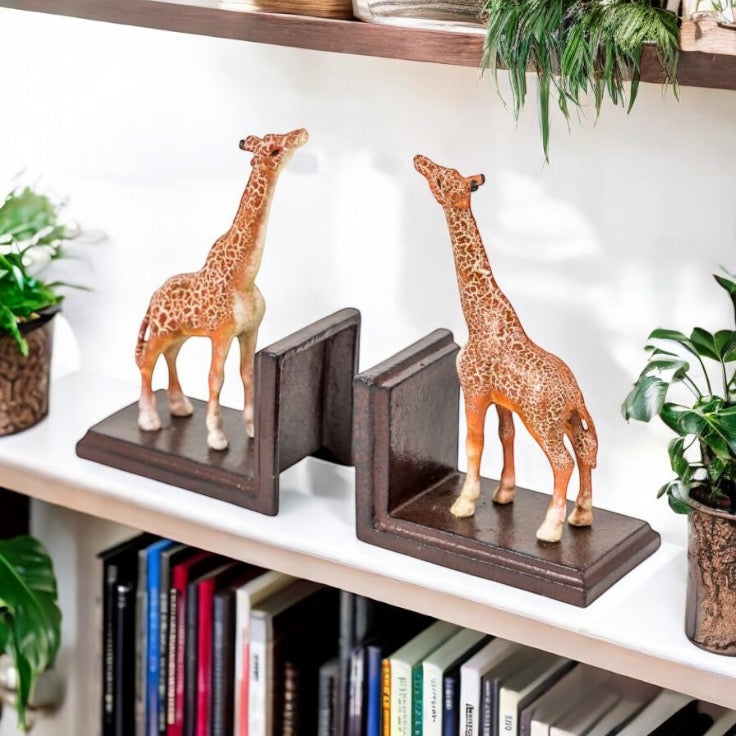 Bookend - Pair of Giraffes