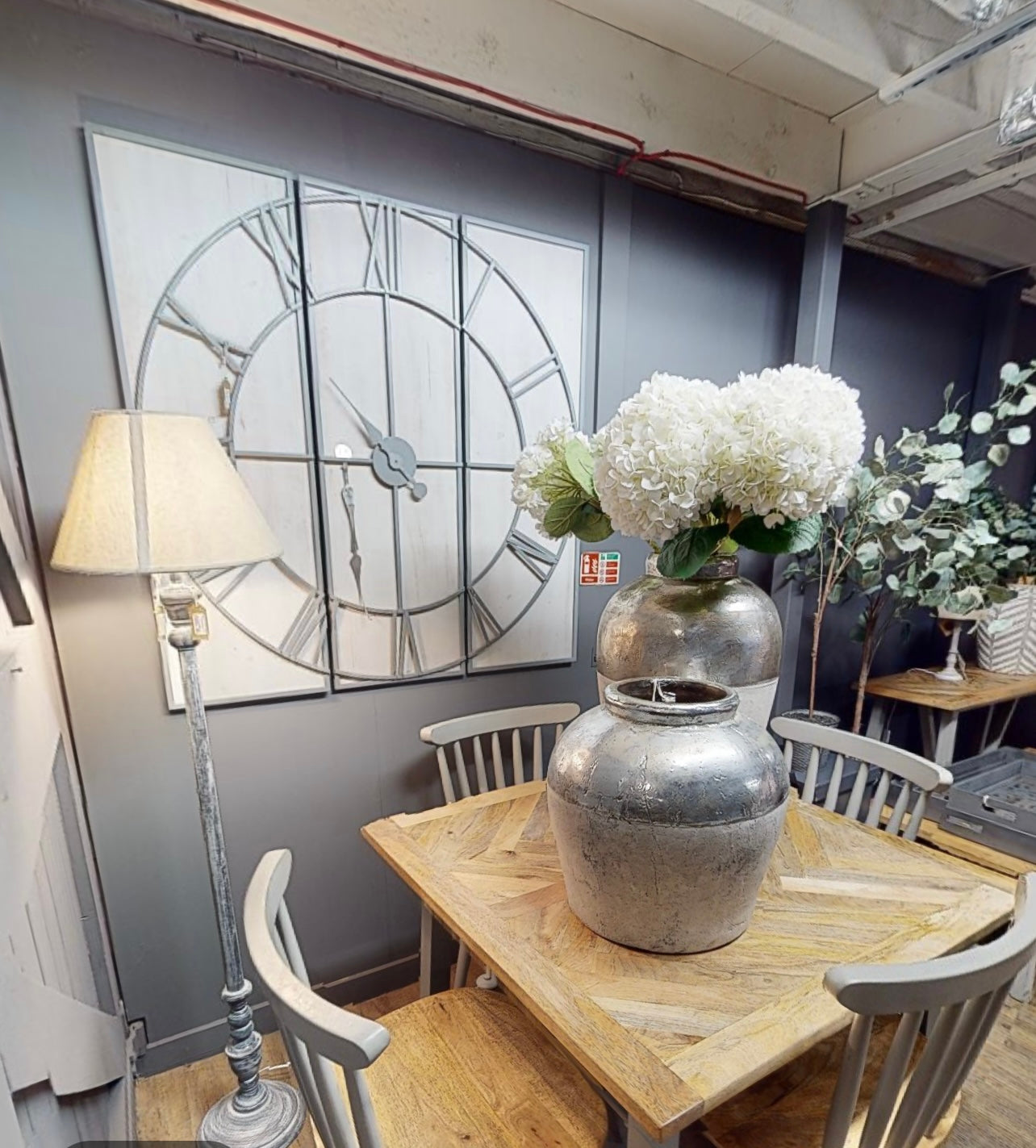 Large Panelled Wall clock