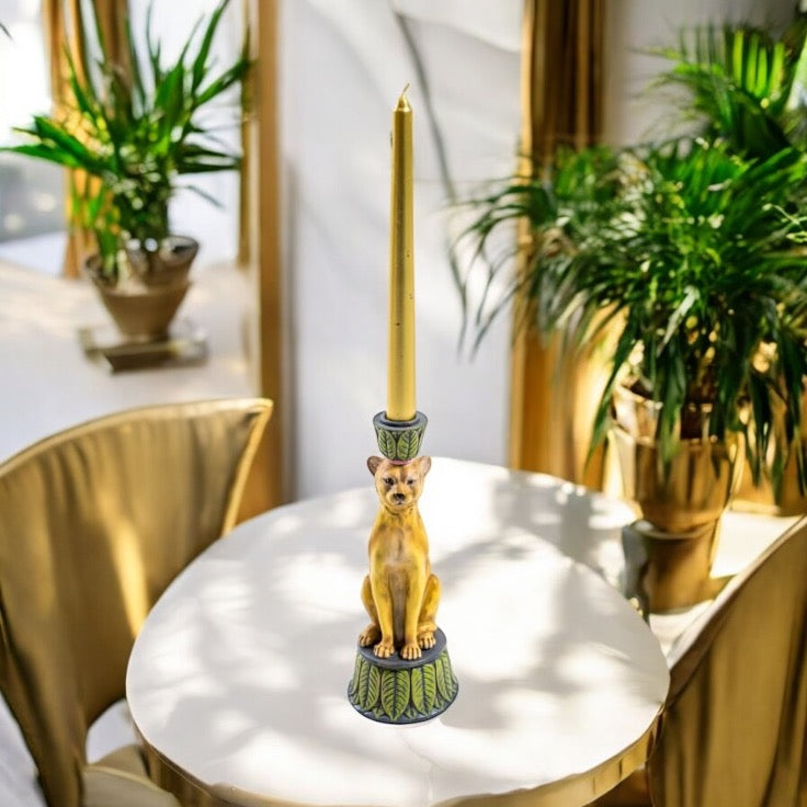 Candle holder - Leopard