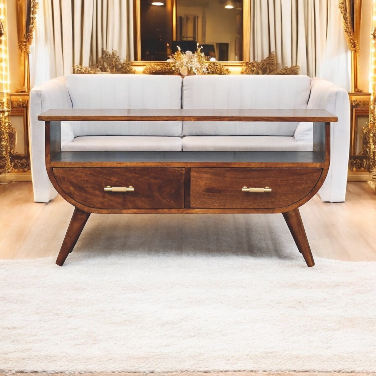 Media Unit - Chestnut Oak