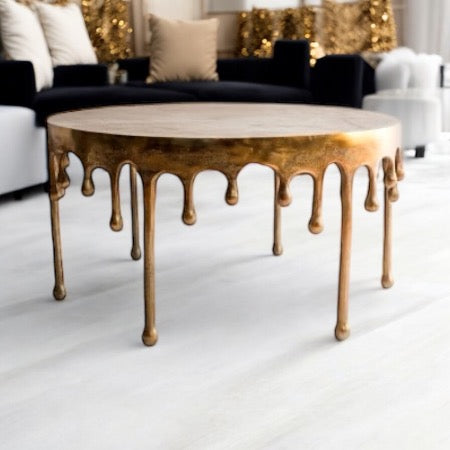 Coffee Table Drip - Golden