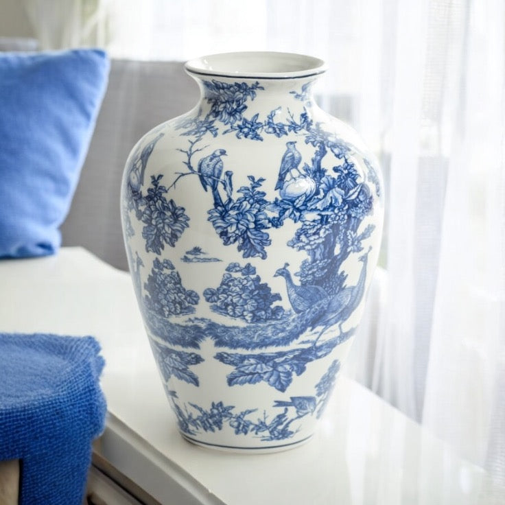 Tropical Bird Vase