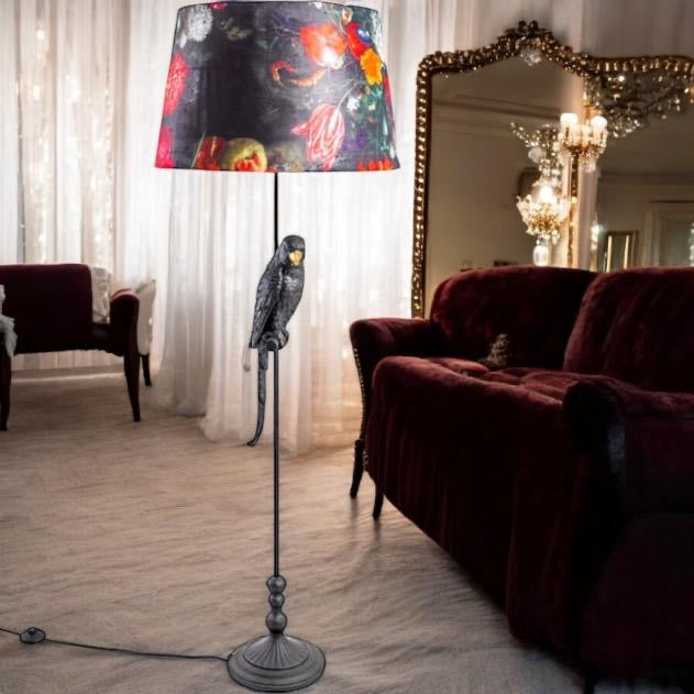 Parrot floor standing lamp