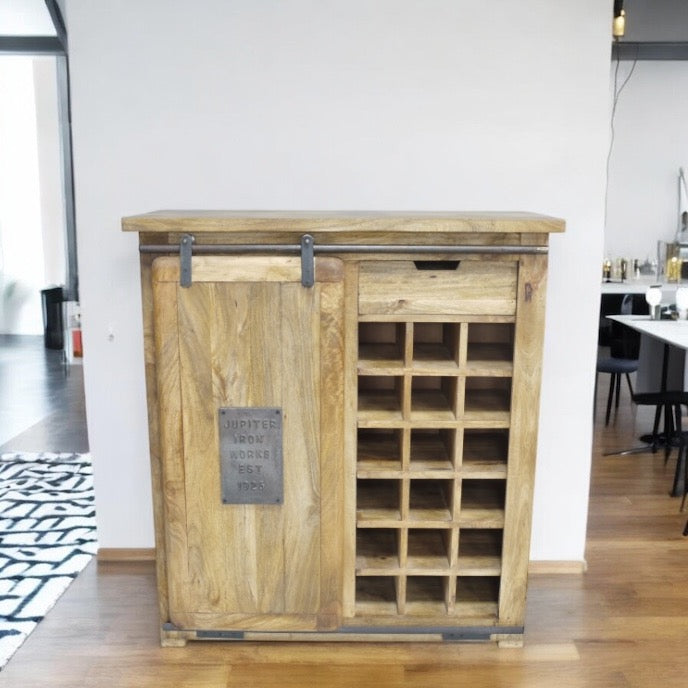 Industrial Wine Cabinet