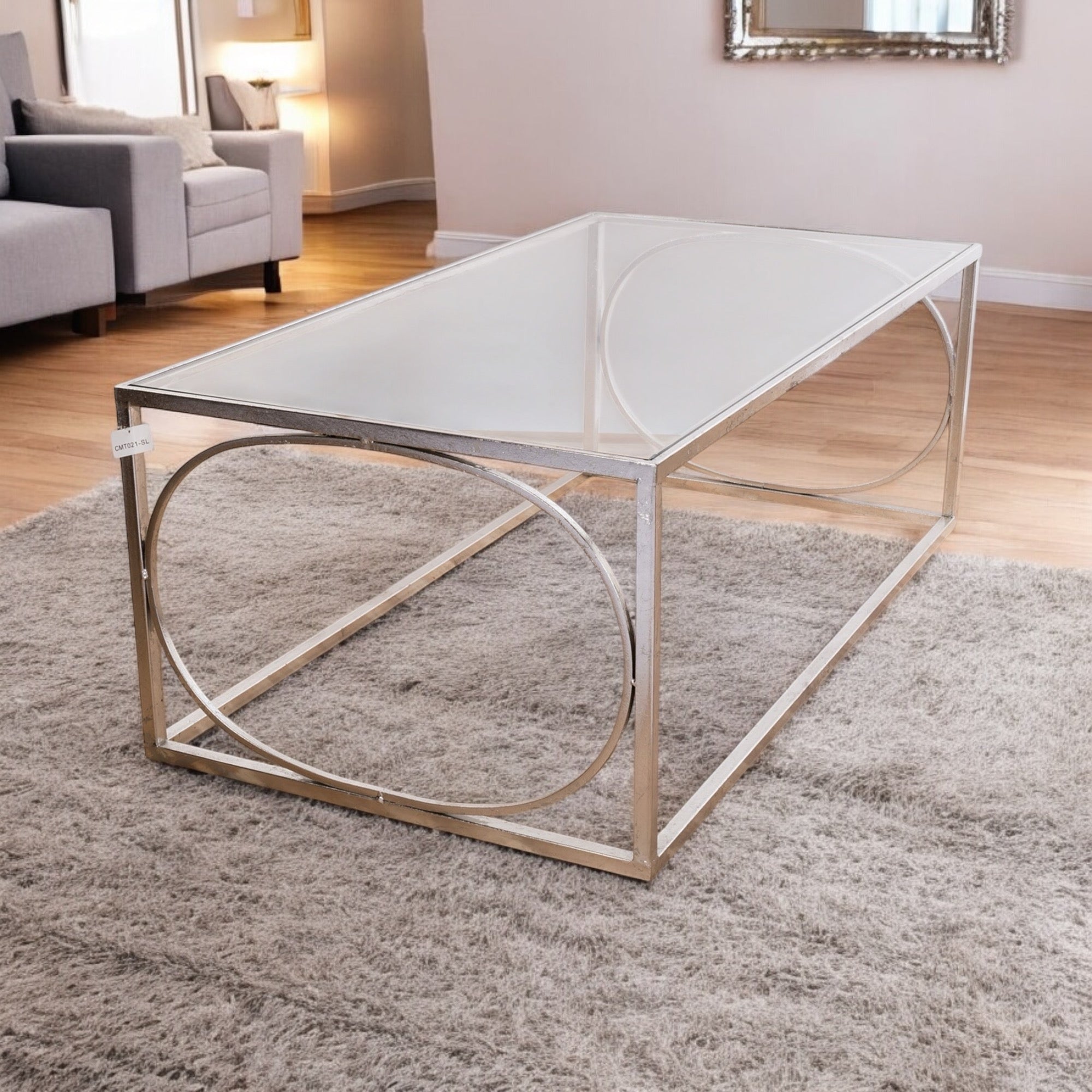 Rectangular coffee table- Silver