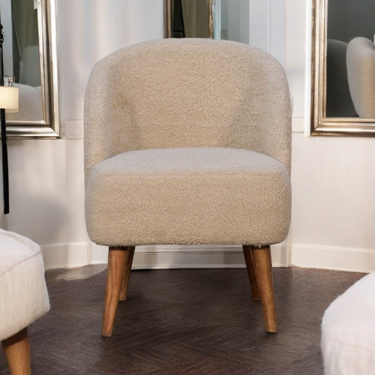 Boucle Tub Chair1