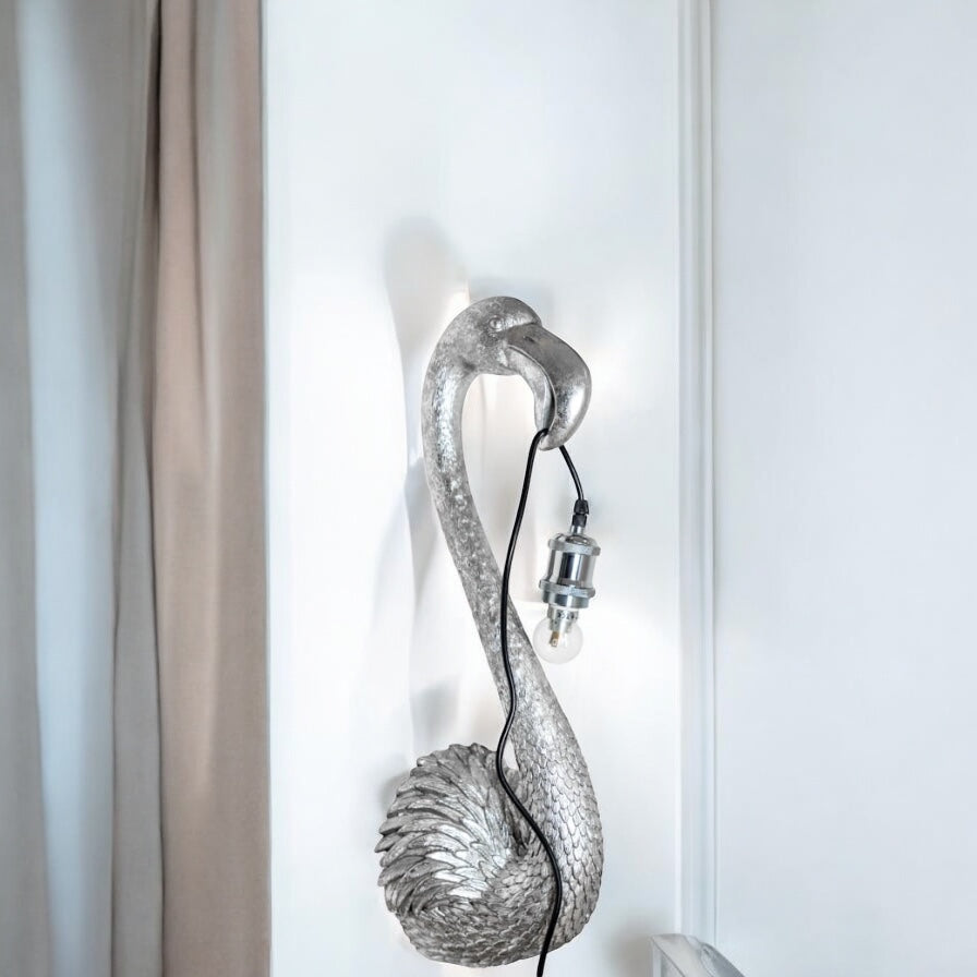 Flamingo Wall Light - Silver