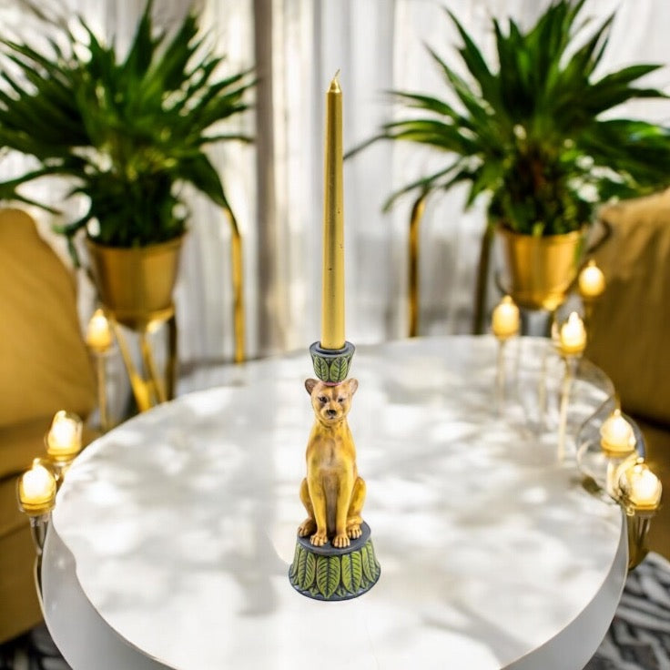 Candle holder - Leopard