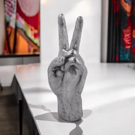 Hand Gesture Silver - Peace
