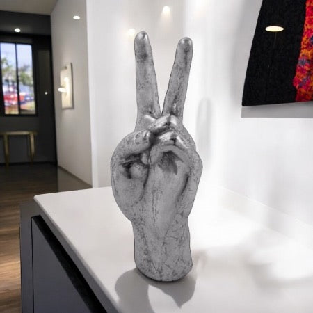 Hand Gesture Silver - Peace