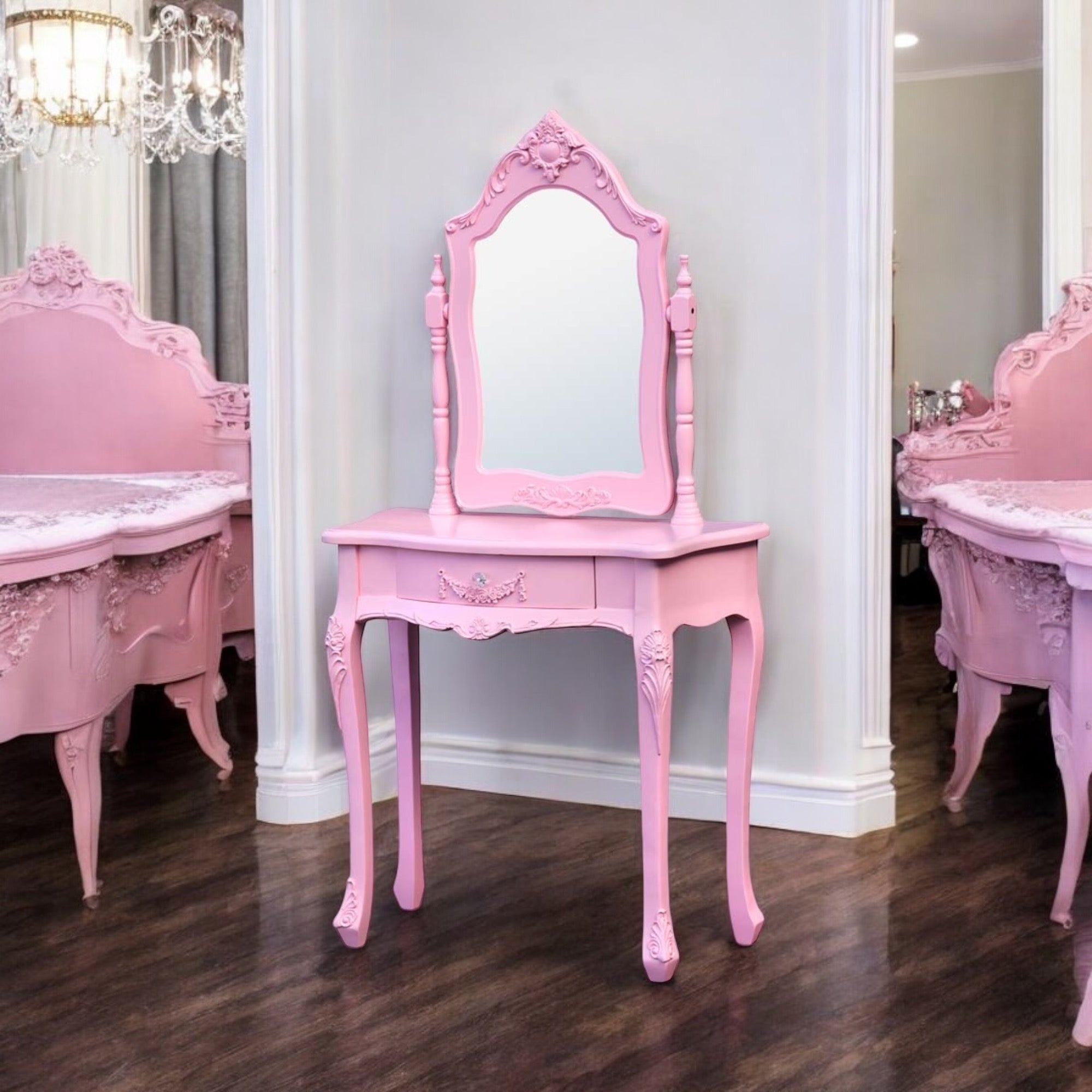 Dressing Table - Candyfloss pink
