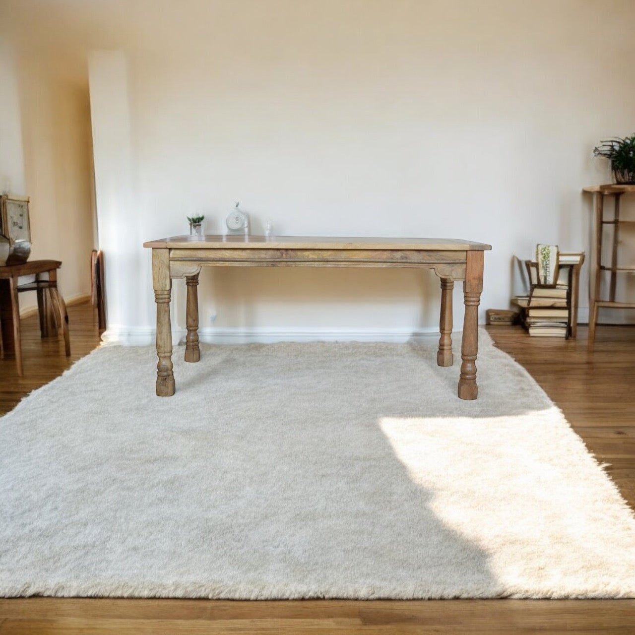 Oak Extending Dining Table - Large