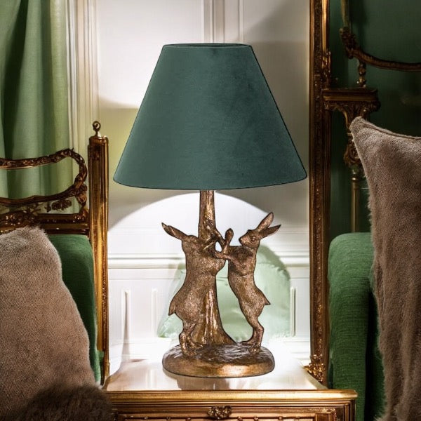 Emerald Green Hare Table lampshade