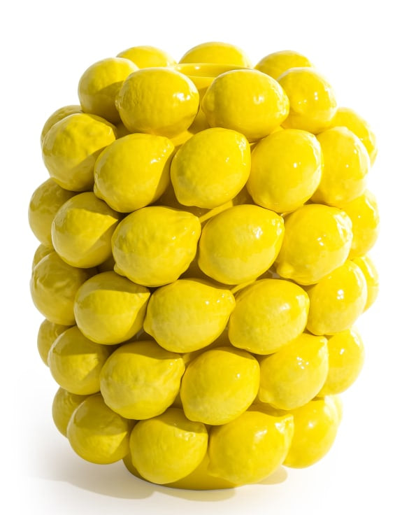 Lemon Themed Vase