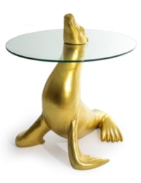 Golden Seal Side Table