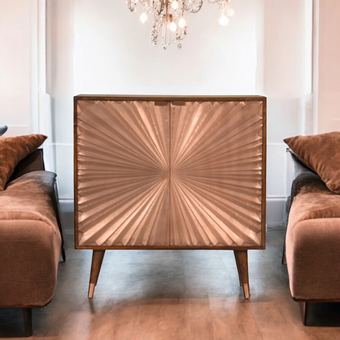 Copper Sunrise Cabinet