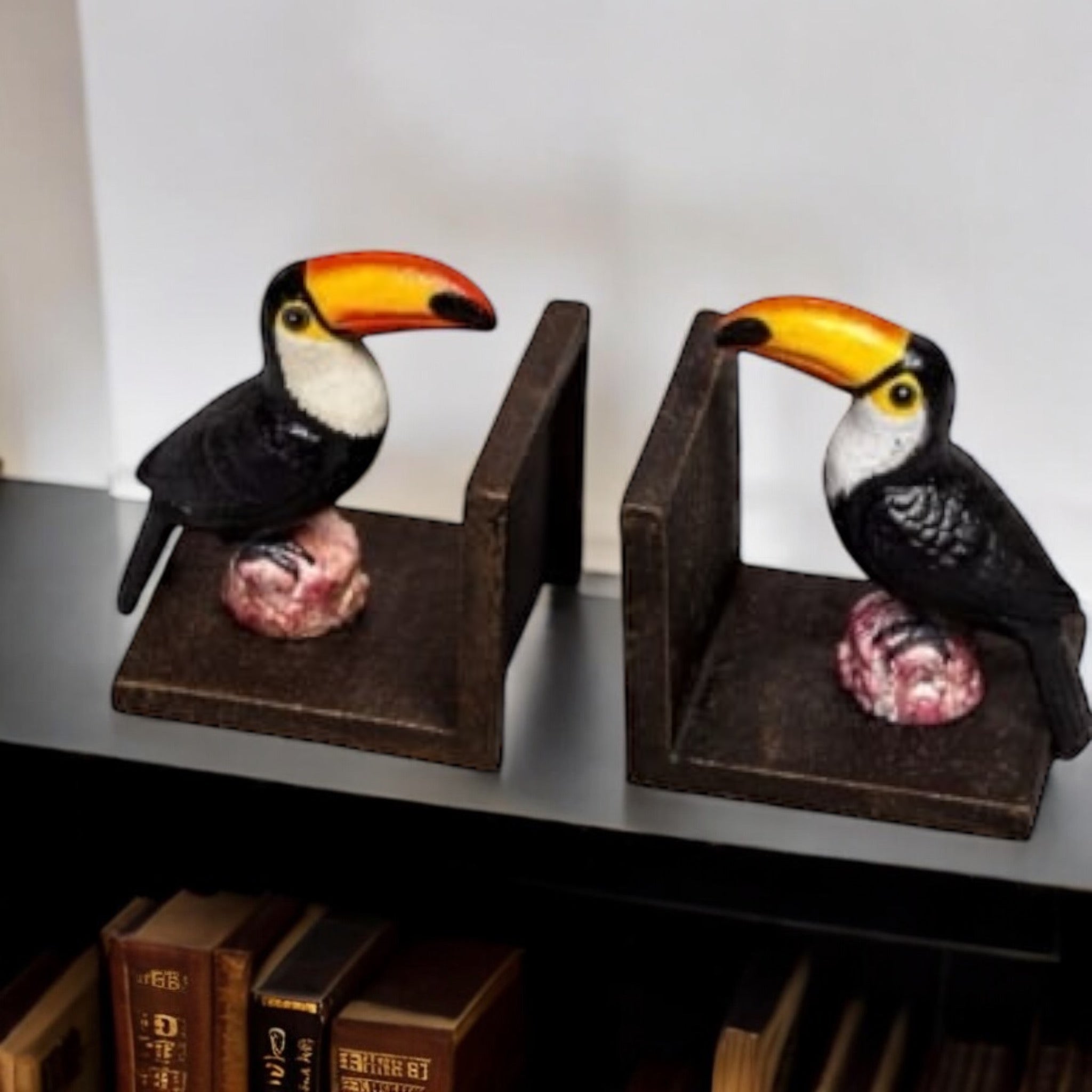 Bookend - Pair of Toucan bookends