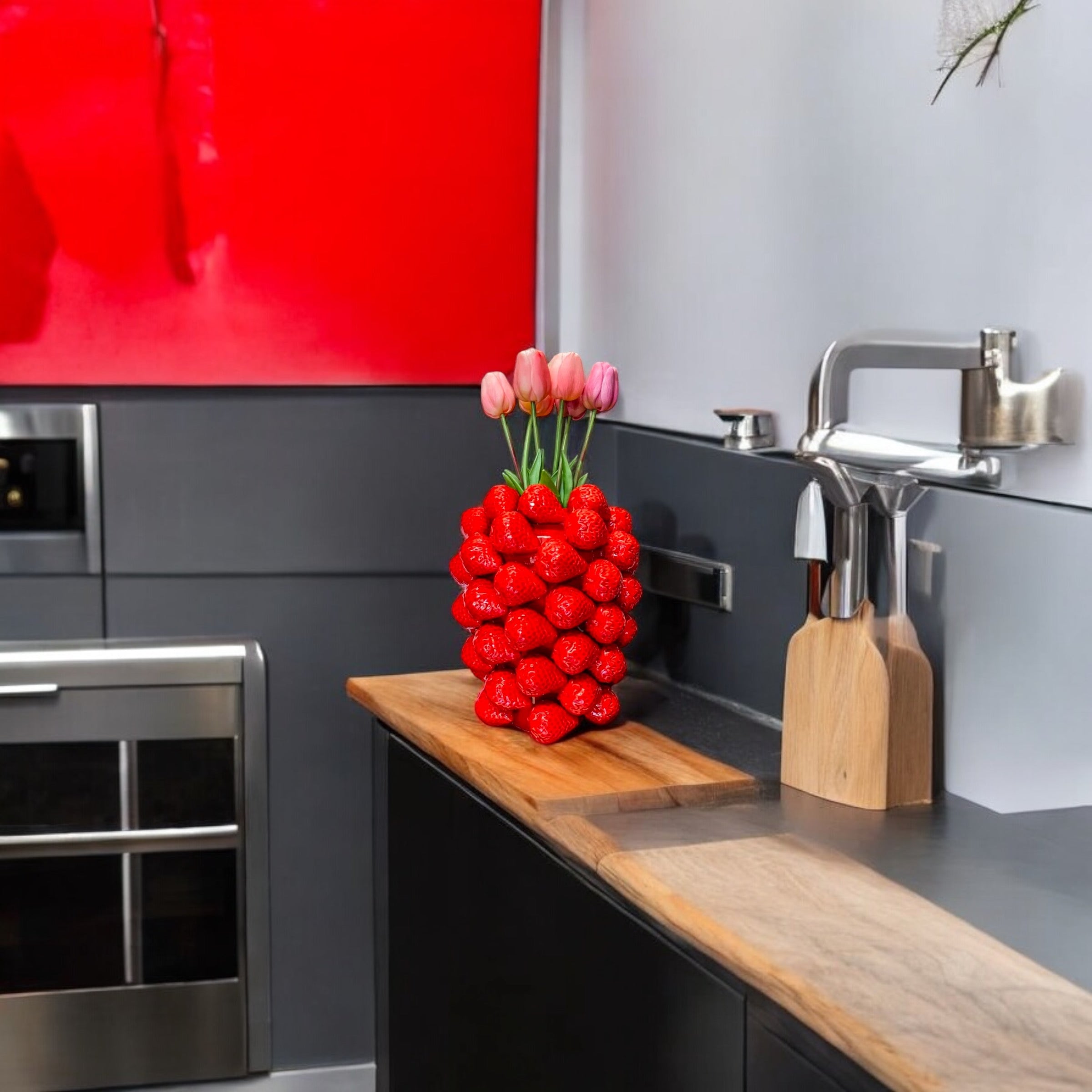 Strawberry Vase