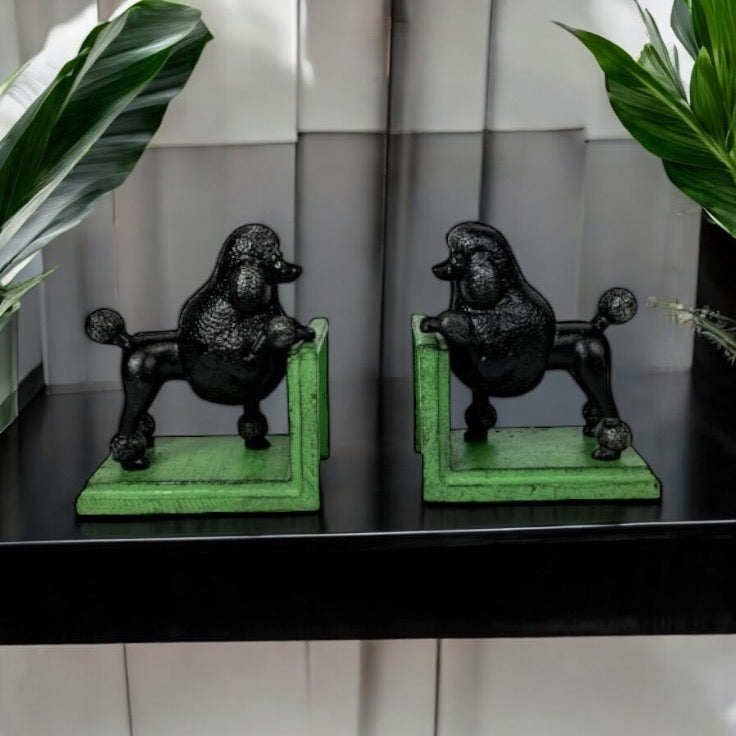 Bookend - Playful Poodles