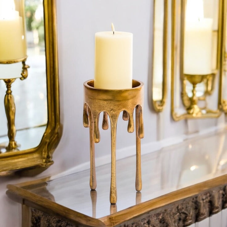 Drip Candle - Gold