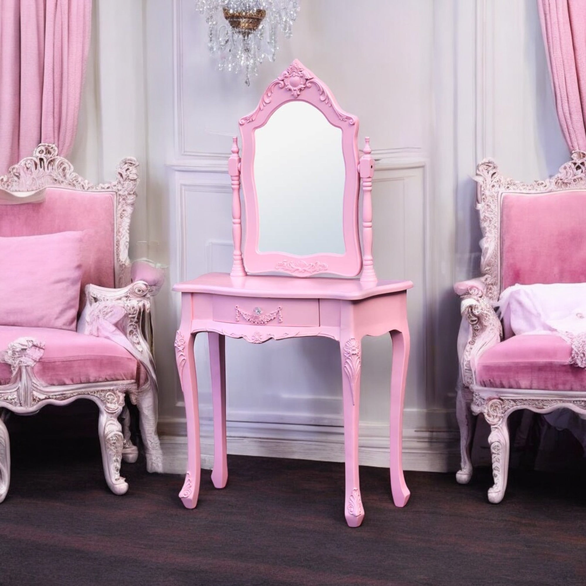 Dressing Table - Candyfloss pink