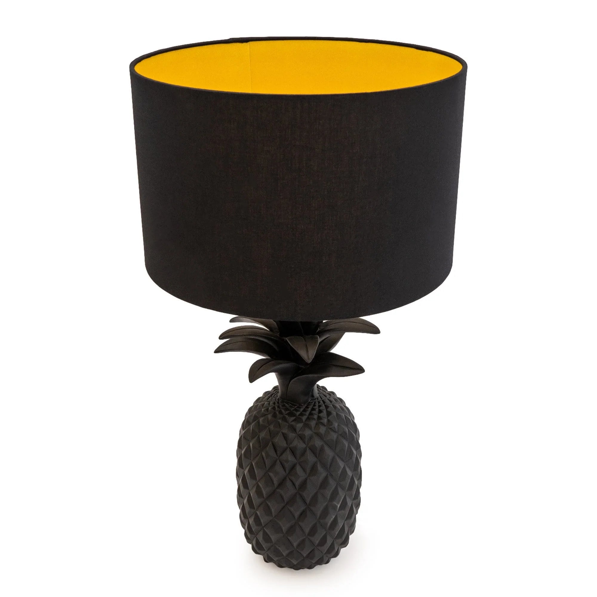 Pineapple Table Lamp - Matt Black
