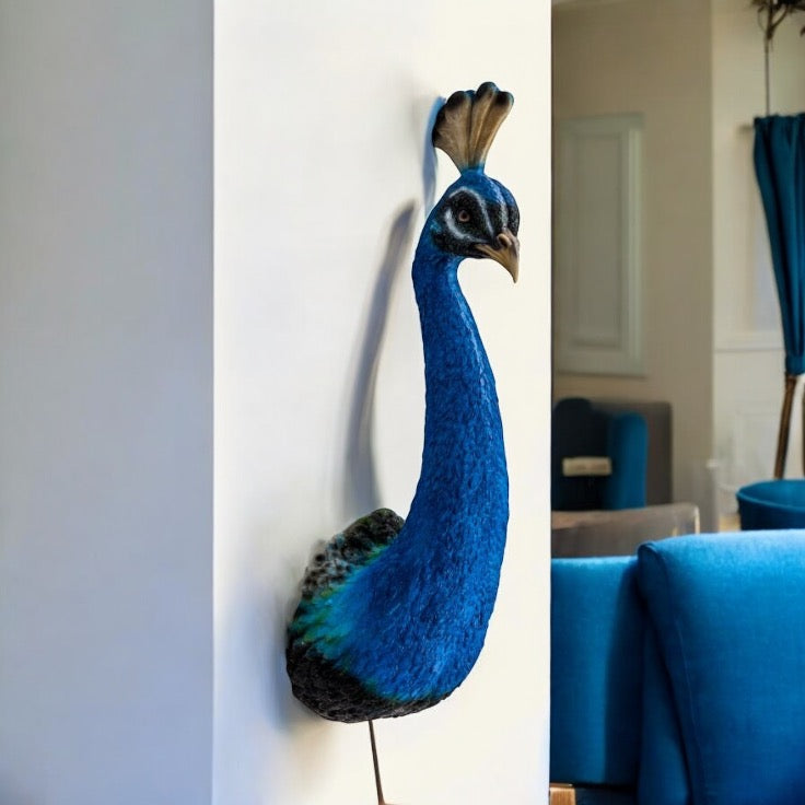 Peacock - Wall Sculpture - Pre -order November delivery**