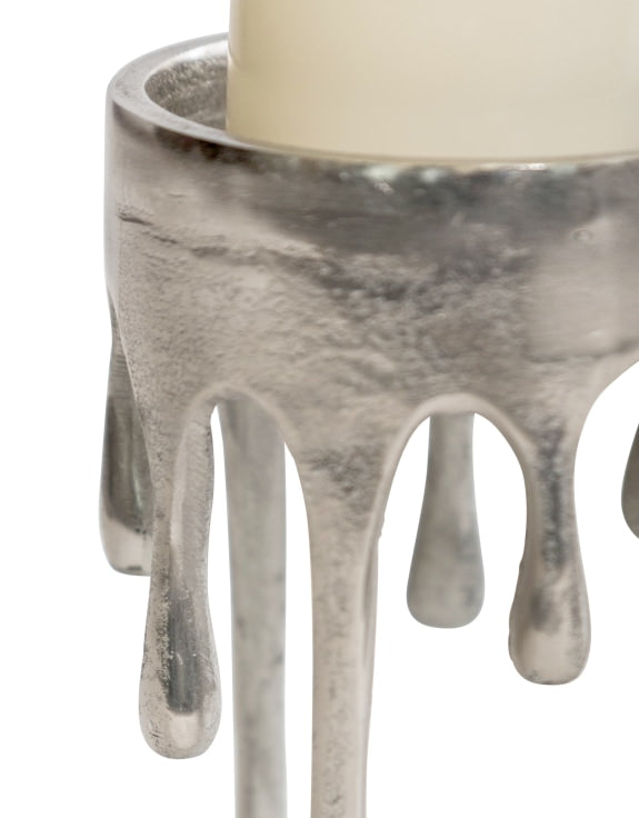 Drip Candle - Silver