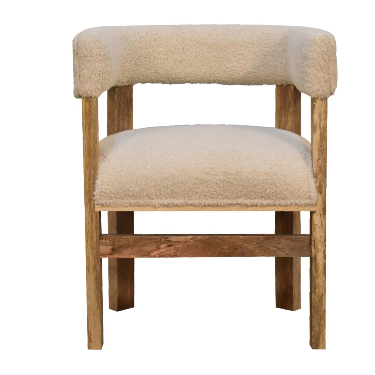 Boucle Wooden Chair