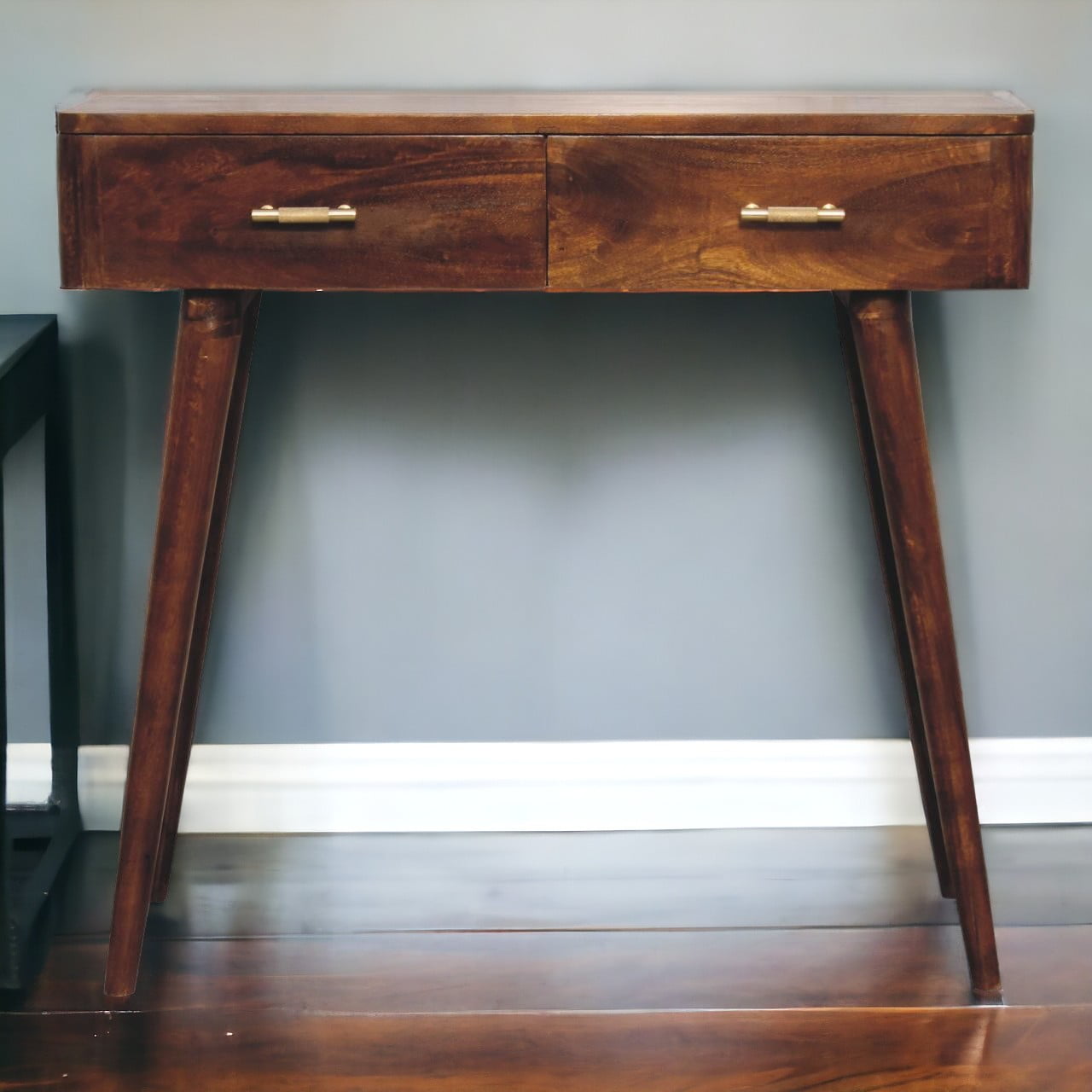 Chestnut T Bar Console Table