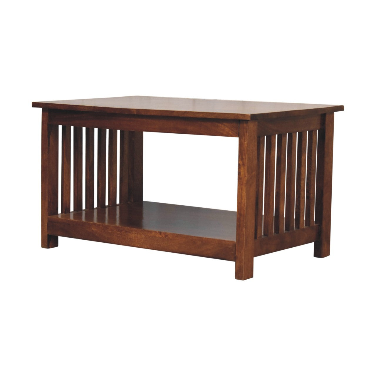 Chestnut Oak Coffee Slatted Table