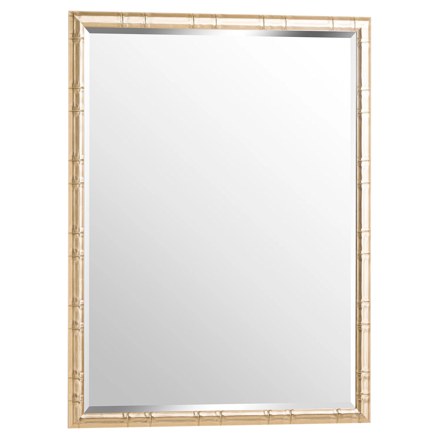 Large Brass Framed Mirror