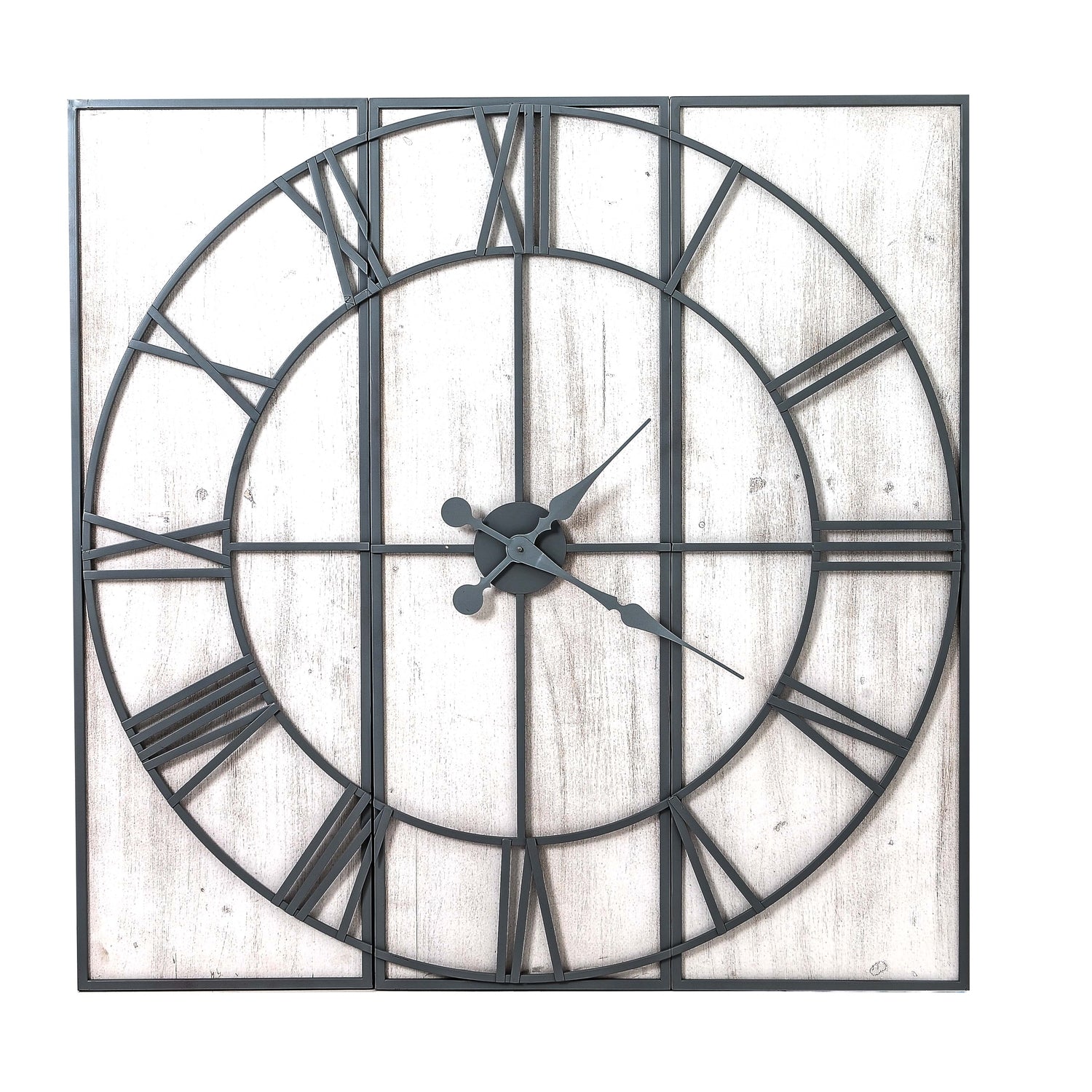 Large Panelled Wall clock