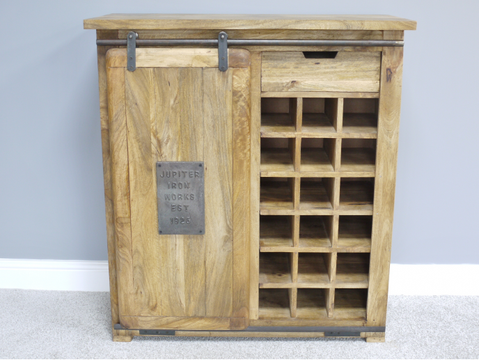 Industrial Wine Cabinet