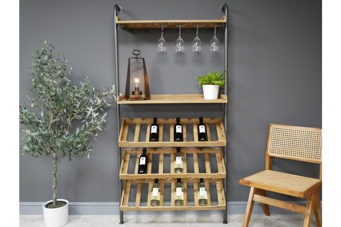 Lean to Wall Wine Cabinet