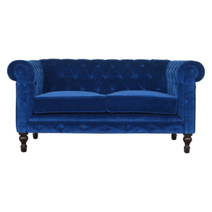 royal blue sofa