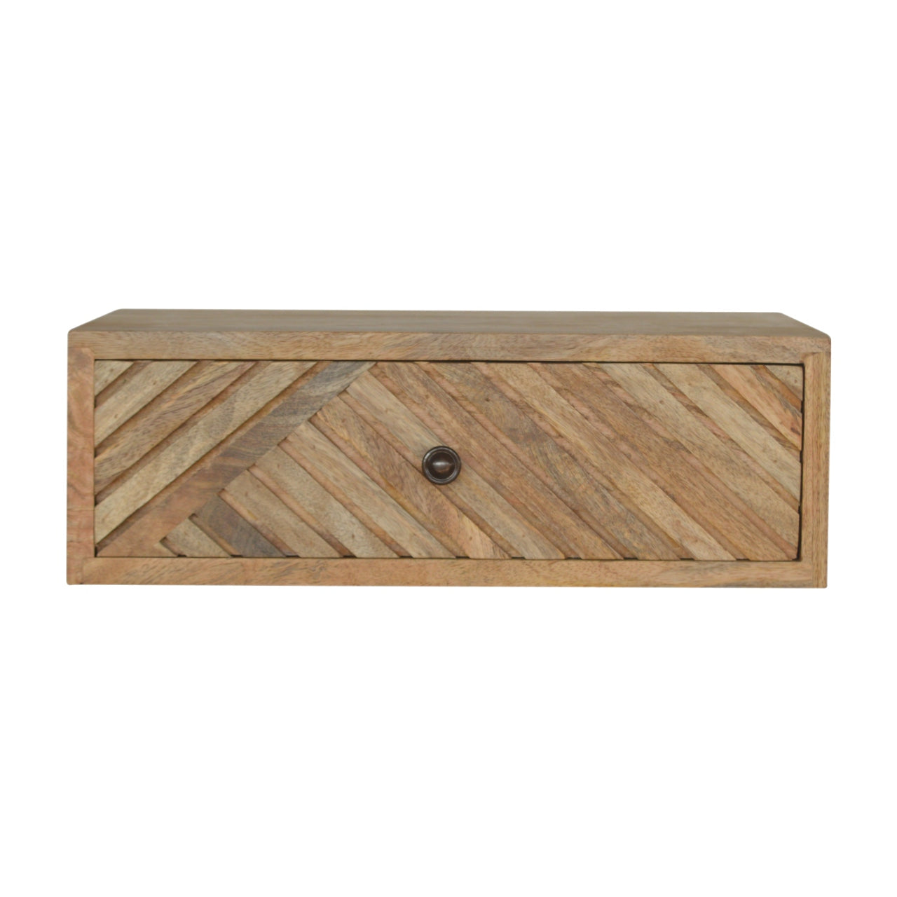 Floating bedside tables - Carved oak