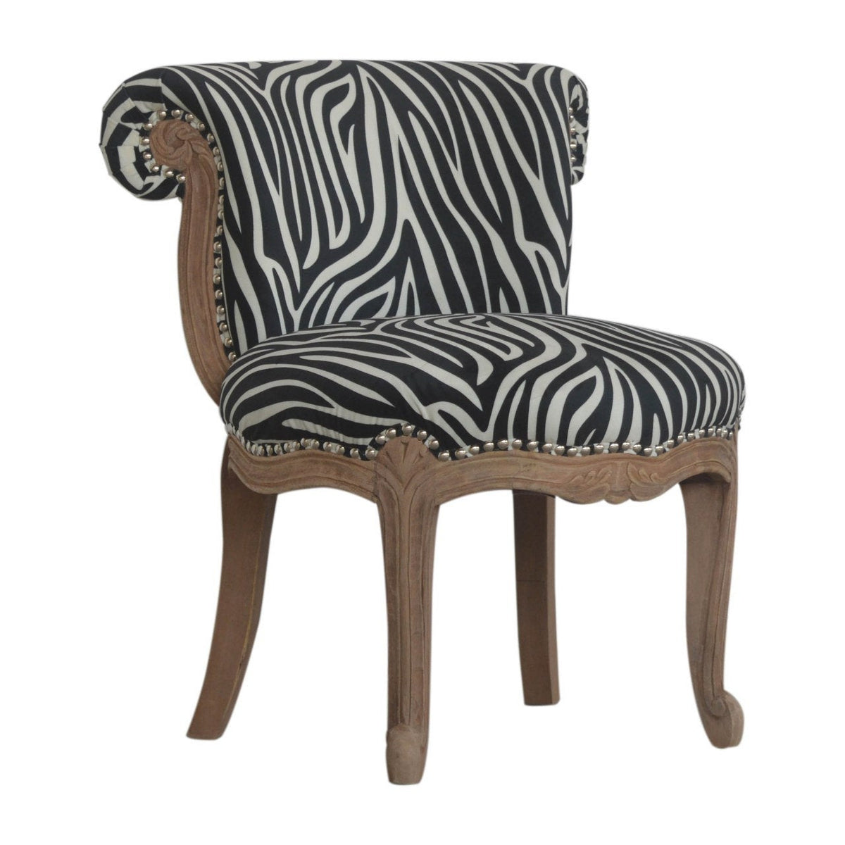 Zebra inspired studded chair - PRE ORDER ONLY**