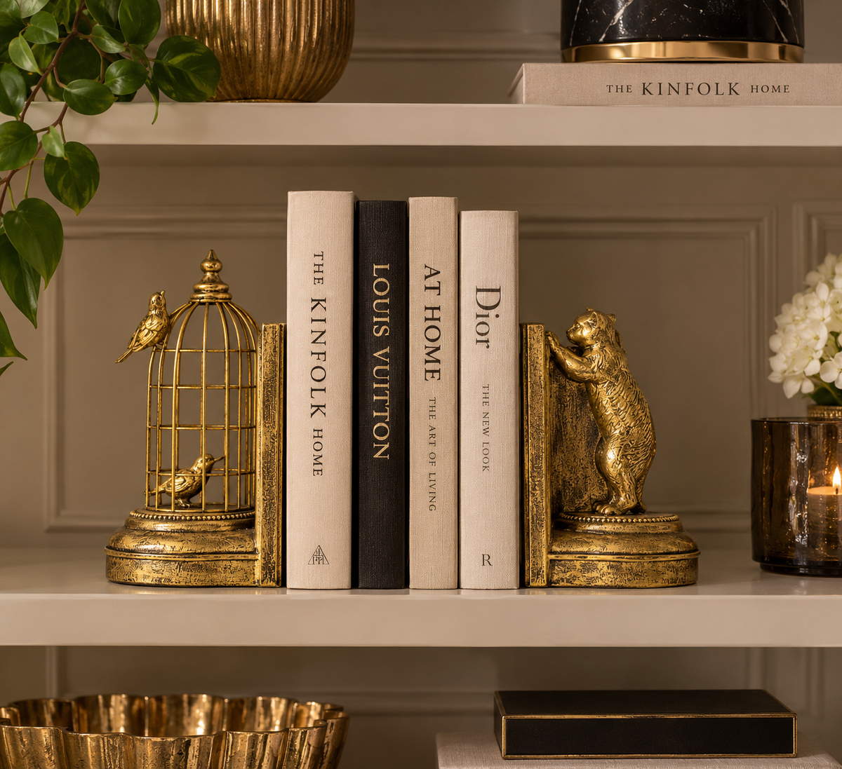 Decorative Bookends & Statement Bookshelf Accessories