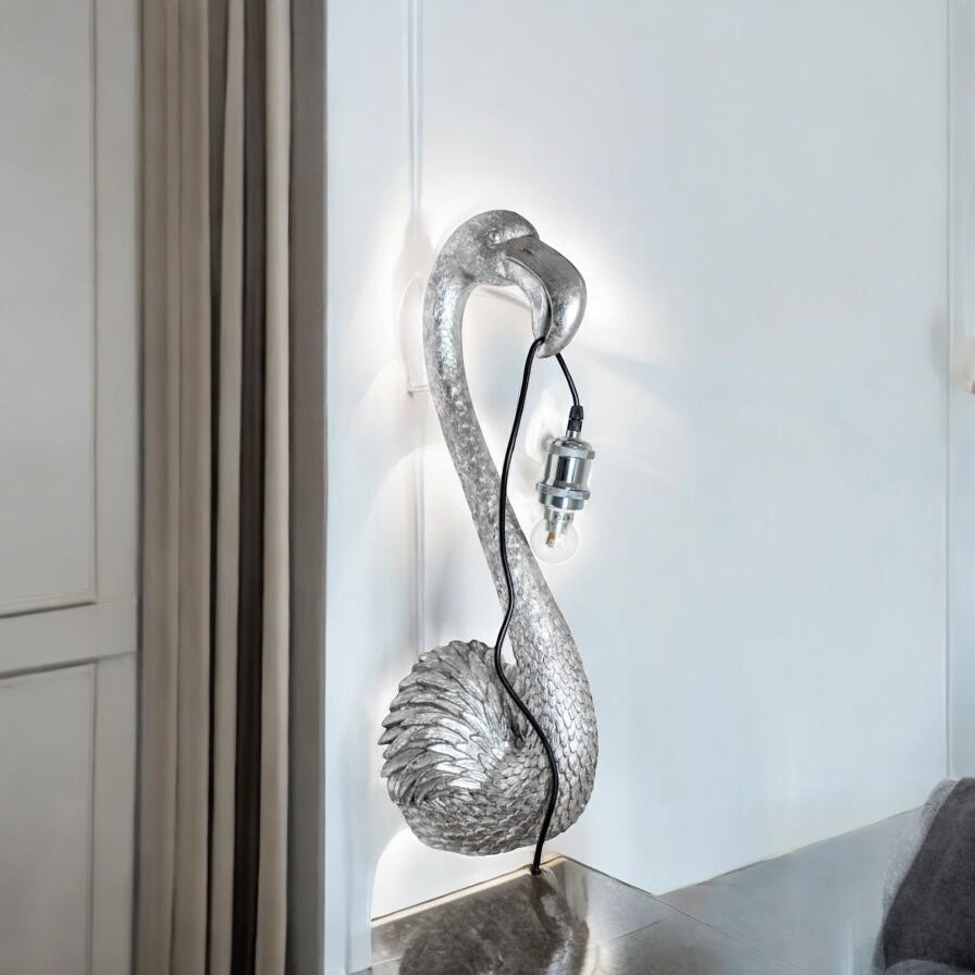 Flamingo Wall Light - Silver