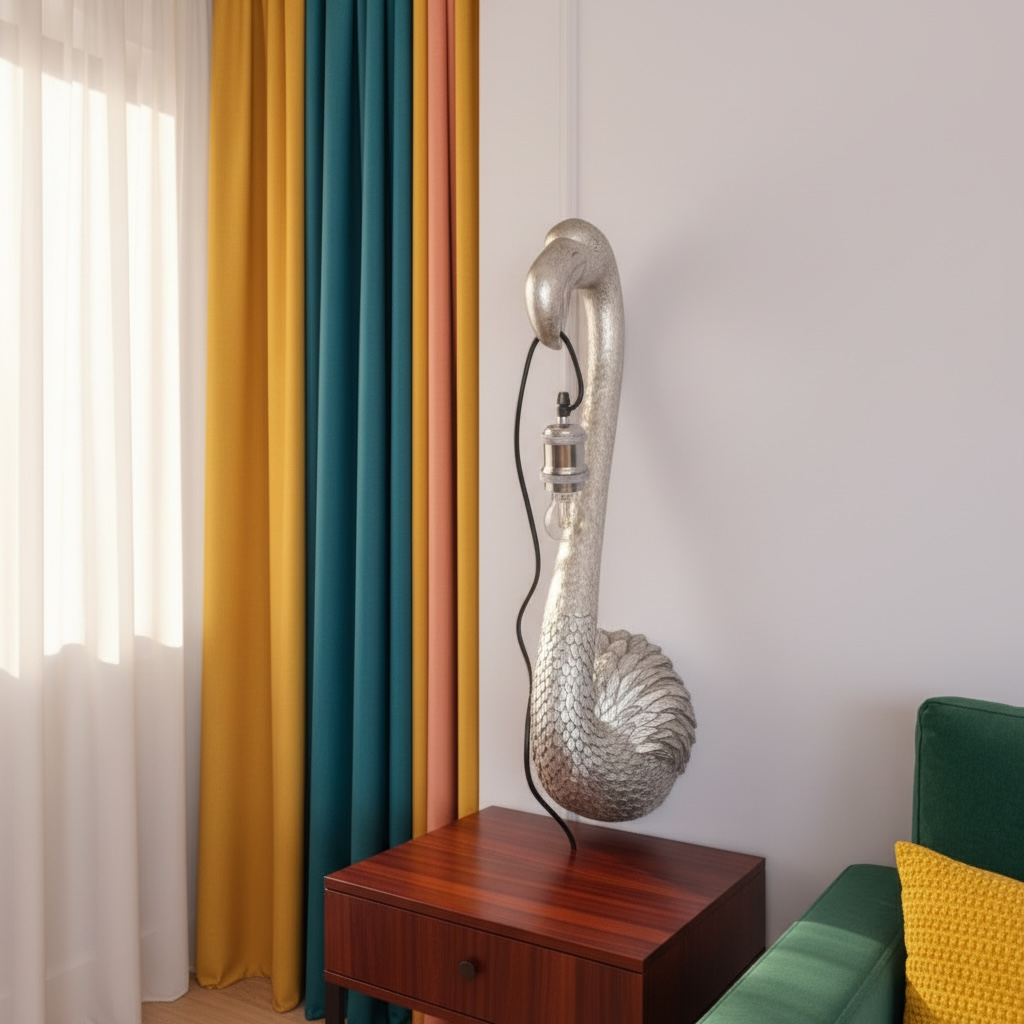 Flamingo Wall Light - Silver