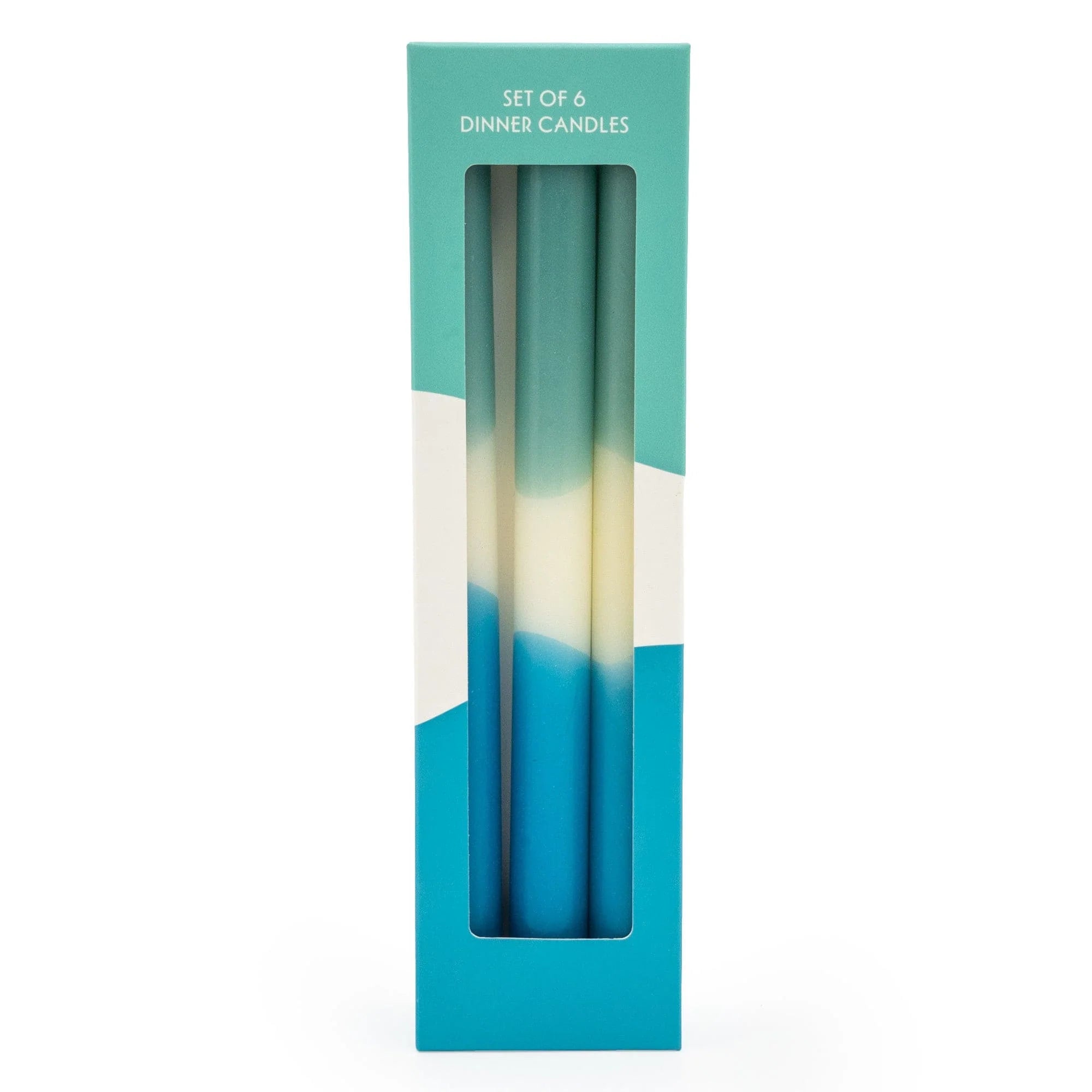 Candles - Teal Blue Fade (Box of 6)