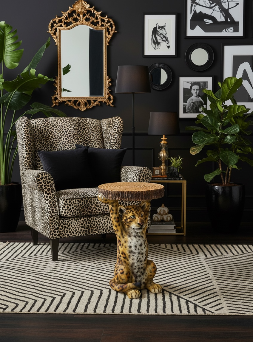 Leopard - Trunk Side Table