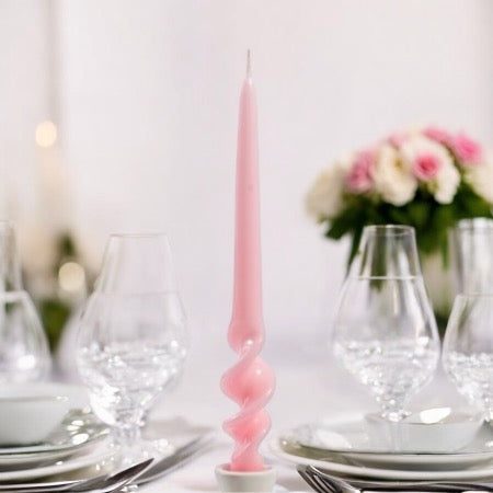 Pink Twist Candle