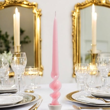 Pink Twist Candle