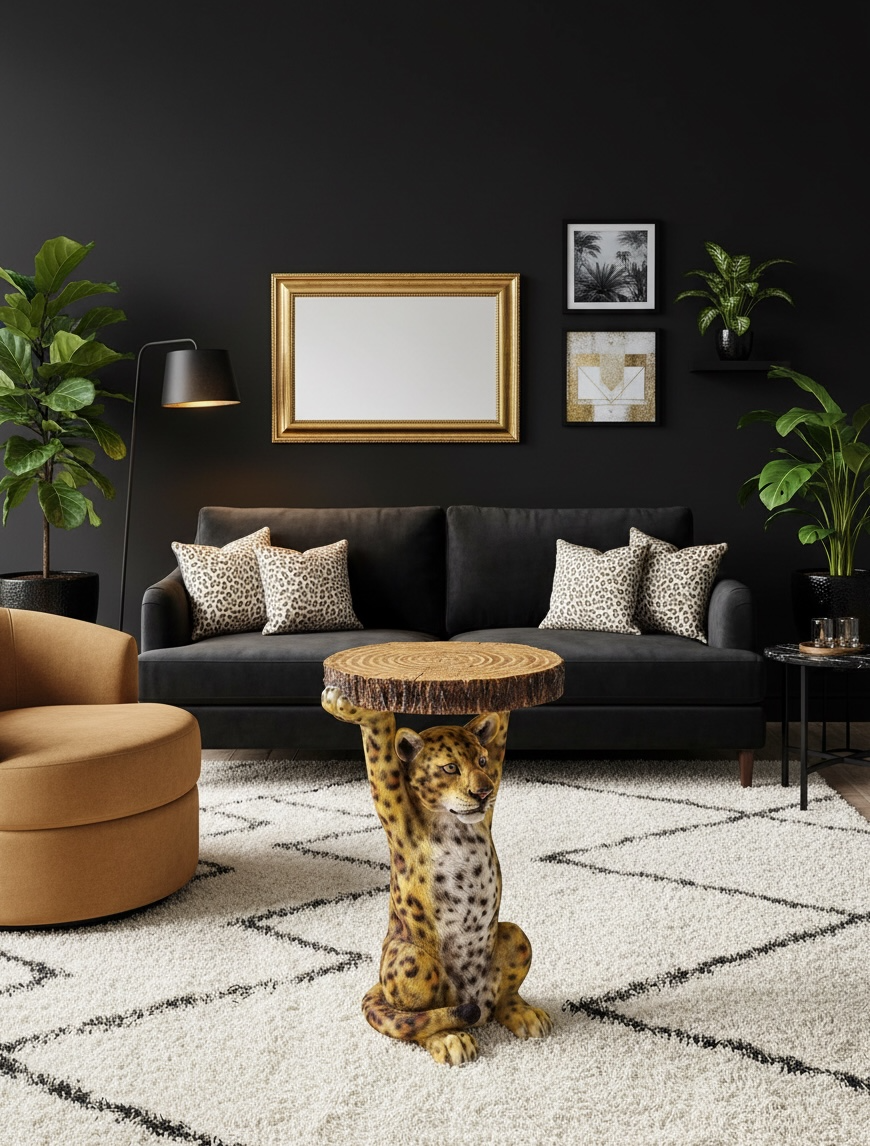 Leopard - Trunk Side Table