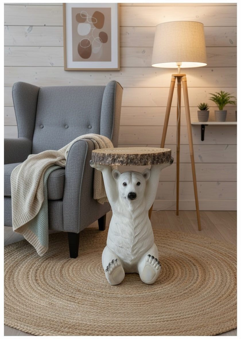 Polar Bear - Trunk Table