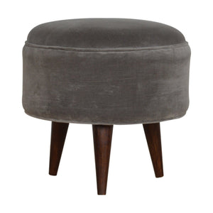 Grey Nordic foot stool